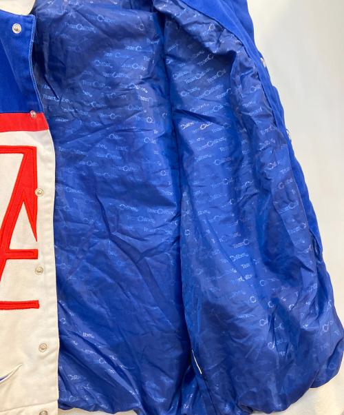 TEAM CALIBER（チームキャリバー）TEAM CALIBER (チームキャリバー) レーシングジャケット ホワイト×ブルー サイズ:XLの古着・服飾アイテム