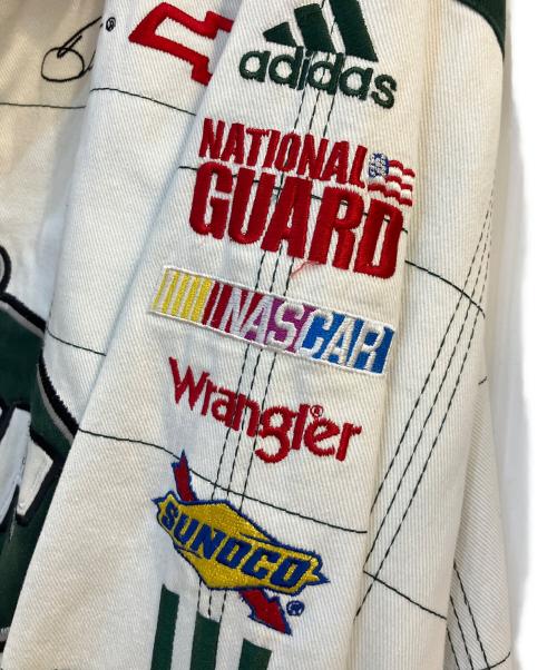 CHASE authentics（チェイスオーセンティック）CHASE AUTHENTICS (チェイスオーセンティック) レーシングジャケット ホワイト×グリーン サイズ:XLの古着・服飾アイテム