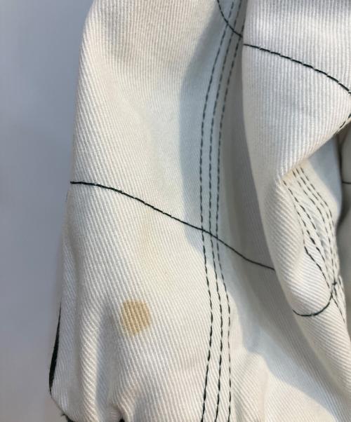 CHASE authentics（チェイスオーセンティック）CHASE AUTHENTICS (チェイスオーセンティック) レーシングジャケット ホワイト×グリーン サイズ:XLの古着・服飾アイテム