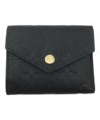 LOUIS VUITTONルイ ヴィトン）の古着「3つ折り財布　　ポルトフォイユ・ゾエ」｜ブラック