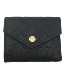 LOUIS VUITTON（ルイ ヴィトン）の古着「3つ折り財布　　ポルトフォイユ・ゾエ」｜ブラック