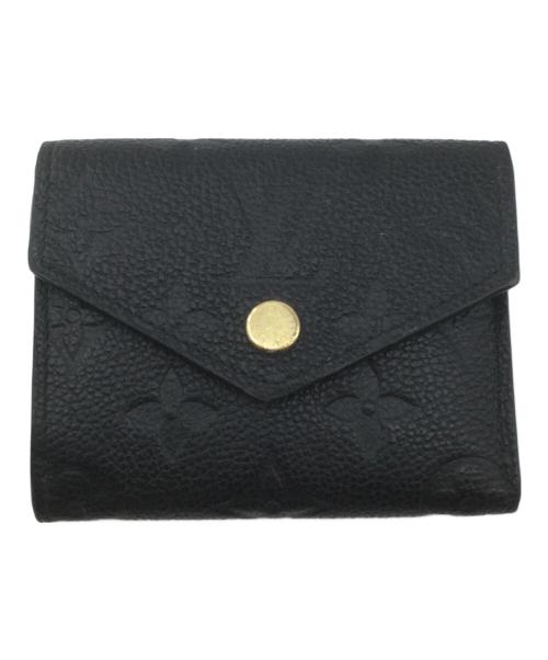 LOUIS VUITTON（ルイ ヴィトン）LOUIS VUITTON (ルイ ヴィトン) 3つ折り財布　　ポルトフォイユ・ゾエ ブラックの古着・服飾アイテム
