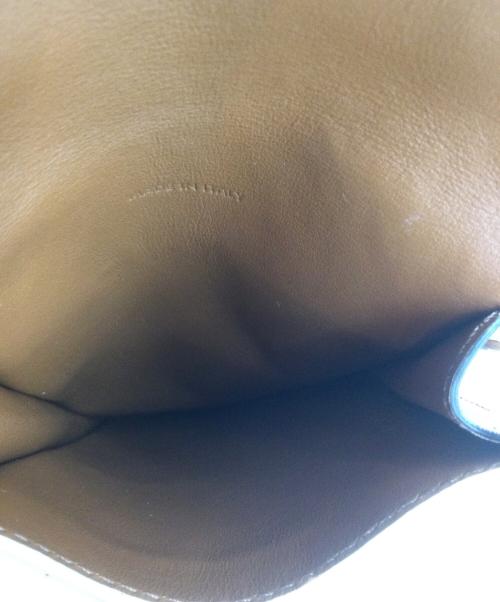 CELINE（セリーヌ）CELINE (セリーヌ) トリオンフキャンバスモバイルポーチ ブラウン×ベージュの古着・服飾アイテム