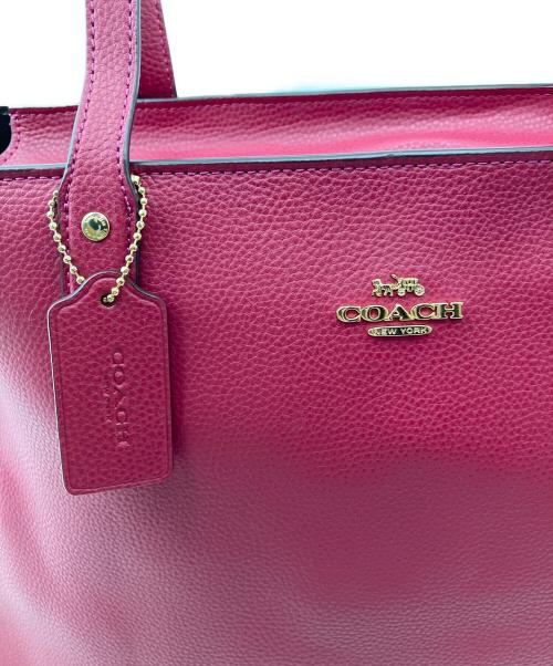 COACH（コーチ）COACH (コーチ) トートバッグ レッドの古着・服飾アイテム