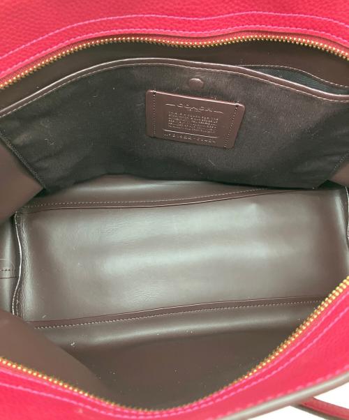 COACH（コーチ）COACH (コーチ) トートバッグ レッドの古着・服飾アイテム