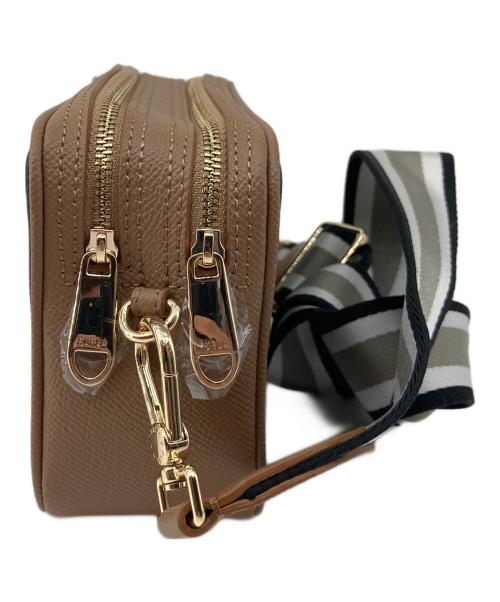 FURLA（フルラ）FURLA (フルラ) ショルダーバッグ ベージュ×ブラックの古着・服飾アイテム