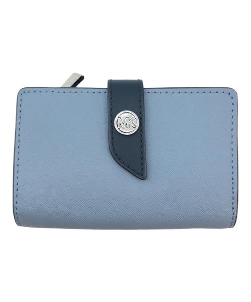MICHAEL KORS（マイケルコース）MICHAEL KORS (マイケルコース) 2つ折り財布 スカイブルーの古着・服飾アイテム
