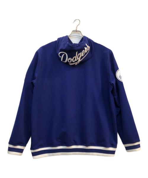 New Era（ニューエラ）New Era (ニューエラ) プルオーバーパーカー ブルー×ホワイト サイズ:XLの古着・服飾アイテム