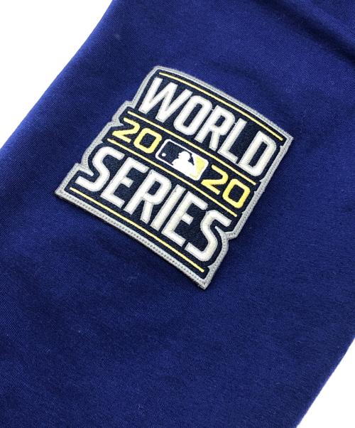 New Era（ニューエラ）New Era (ニューエラ) プルオーバーパーカー ブルー×ホワイト サイズ:XLの古着・服飾アイテム