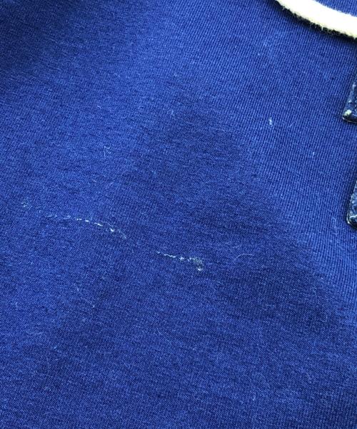 New Era（ニューエラ）New Era (ニューエラ) プルオーバーパーカー ブルー×ホワイト サイズ:XLの古着・服飾アイテム