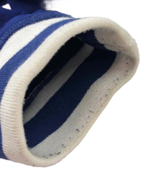 New Era（ニューエラ）New Era (ニューエラ) プルオーバーパーカー ブルー×ホワイト サイズ:XLの古着・服飾アイテム