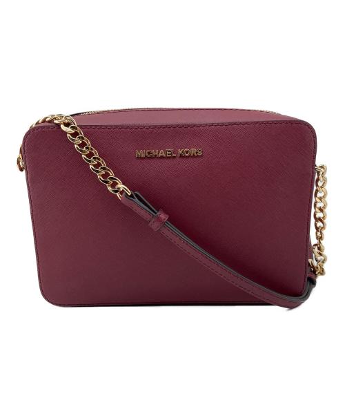 MICHAEL KORS（マイケルコース）MICHAEL KORS (マイケルコース) ショルダーバッグ ワインレッドの古着・服飾アイテム