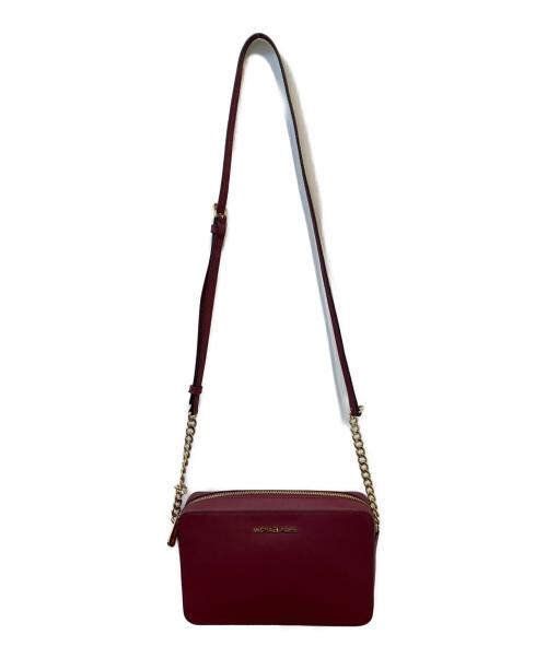 MICHAEL KORS（マイケルコース）MICHAEL KORS (マイケルコース) ショルダーバッグ ワインレッドの古着・服飾アイテム