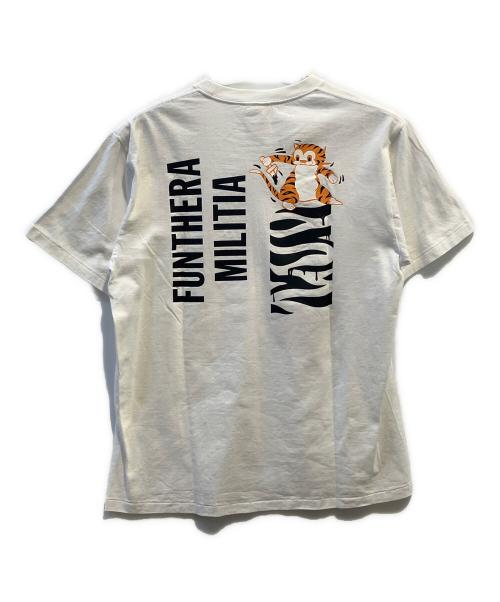 A BATHING APE（アベイシングエイプ）A BATHING APE (アベイシングエイプ) タイガープリントTシャツ ホワイト サイズ:Mの古着・服飾アイテム