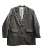 Adam et Ropeアダム エ ロペ）の古着「ボンディングオーバージャケット」｜グレー