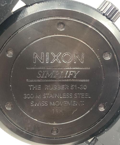 NIXON（ニクソン）NIXON (ニクソン) リストウォッチ ブラックの古着・服飾アイテム