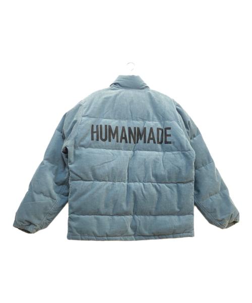 HUMAN MADE（ヒューマンメイド）HUMAN MADE (ヒューマンメイド) コーデュロイダウンジャケット グリーン サイズ:ｌの古着・服飾アイテム
