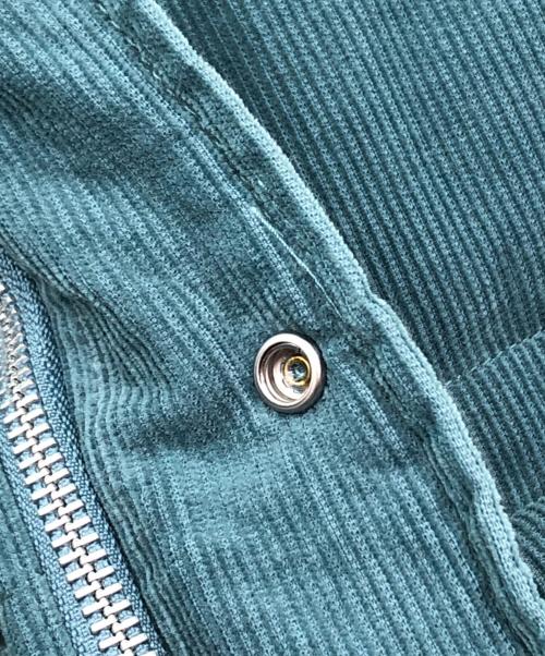 HUMAN MADE（ヒューマンメイド）HUMAN MADE (ヒューマンメイド) コーデュロイダウンジャケット グリーン サイズ:ｌの古着・服飾アイテム