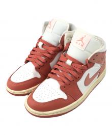 NIKE（ナイキ）の古着「ハイカットスニーカー　Air Jordan 1 Mid」｜オレンジ
