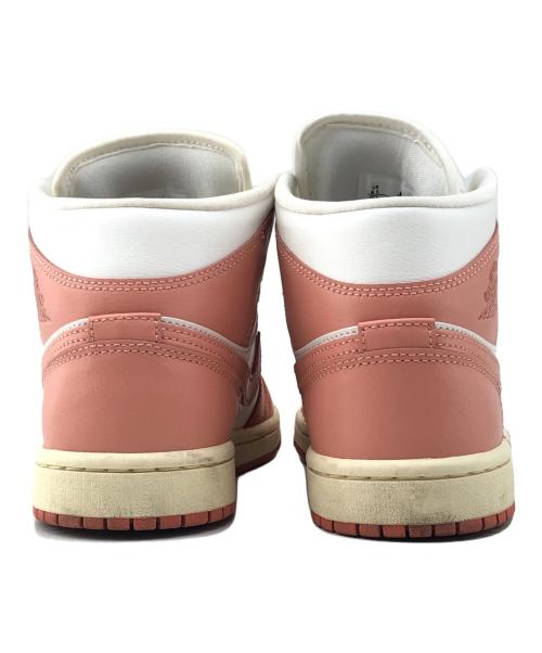 NIKE（ナイキ）NIKE (ナイキ) ハイカットスニーカー　Air Jordan 1 Mid オレンジ サイズ: 23.5cmの古着・服飾アイテム