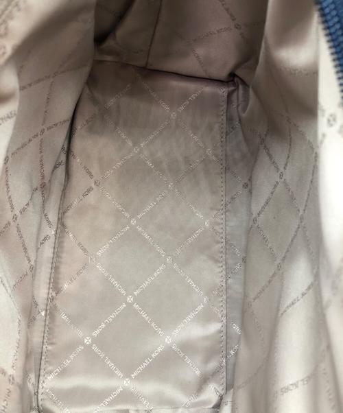 MICHAEL KORS（マイケル・コース）MICHAEL KORS (マイケル・コース) 2WAYショルダーバッグ ネイビーの古着・服飾アイテム