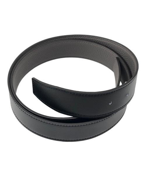 HERMES（エルメス）HERMES (エルメス) レザーベルト ブラック サイズ:SIZE:90の古着・服飾アイテム