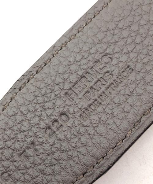 HERMES（エルメス）HERMES (エルメス) レザーベルト ブラック サイズ:SIZE:90の古着・服飾アイテム