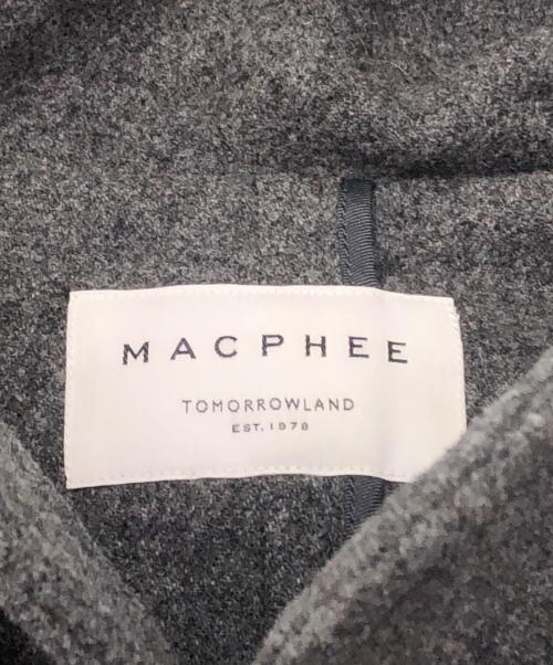 MACPHEE（マカフィー）MACPHEE (マカフィー) ダッフルコート グレー サイズ:34の古着・服飾アイテム