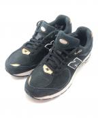 NEW BALANCEニューバランス）の古着「スニーカー　×FOOT Locker 50thアニバーサリー」｜ブラック