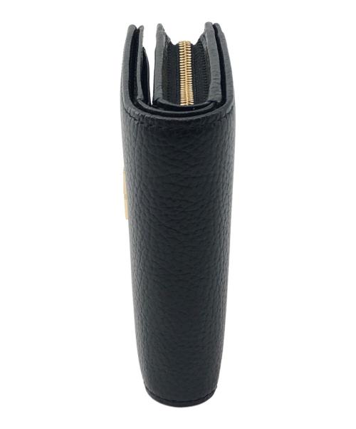 LANVIN（ランバン）LANVIN (ランバン) 2つ折り財布 ブラックの古着・服飾アイテム