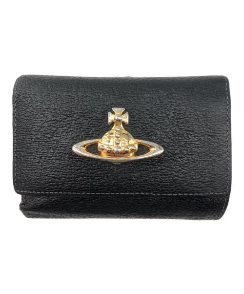 Vivienne Westwood（ヴィヴィアンウエストウッド）Vivienne Westwood (ヴィヴィアンウエストウッド) 3つ折り財布 ブラックの古着・服飾アイテム
