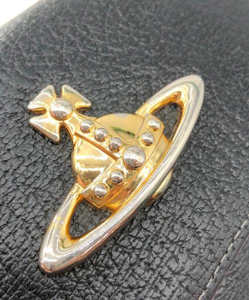 Vivienne Westwood（ヴィヴィアンウエストウッド）Vivienne Westwood (ヴィヴィアンウエストウッド) 3つ折り財布 ブラックの古着・服飾アイテム