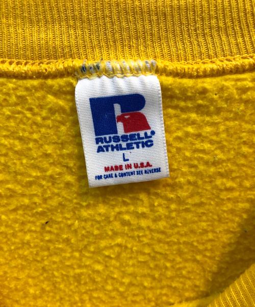 RUSSELL ATHLETIC（ラッセルアスレチック）RUSSELL ATHLETIC (ラッセルアスレチック) スウェット イエロー サイズ:Lの古着・服飾アイテム