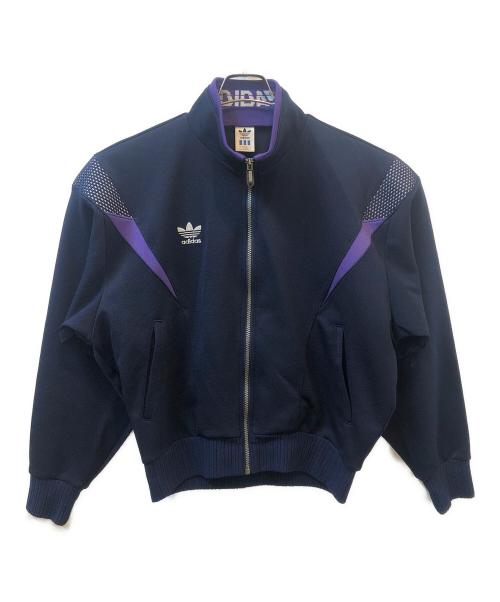 adidas（アディダス）adidas (アディダス) トラックジャケット　デサントタグ ネイビー サイズ:Lの古着・服飾アイテム