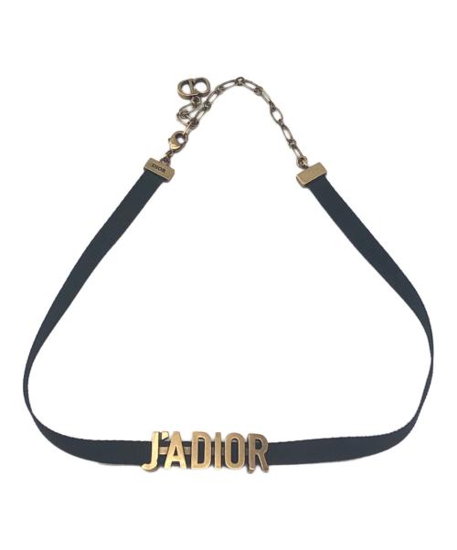 Christian Dior（クリスチャン ディオール）Christian Dior (クリスチャン ディオール) J’ADIORチョーカー ブラックの古着・服飾アイテム