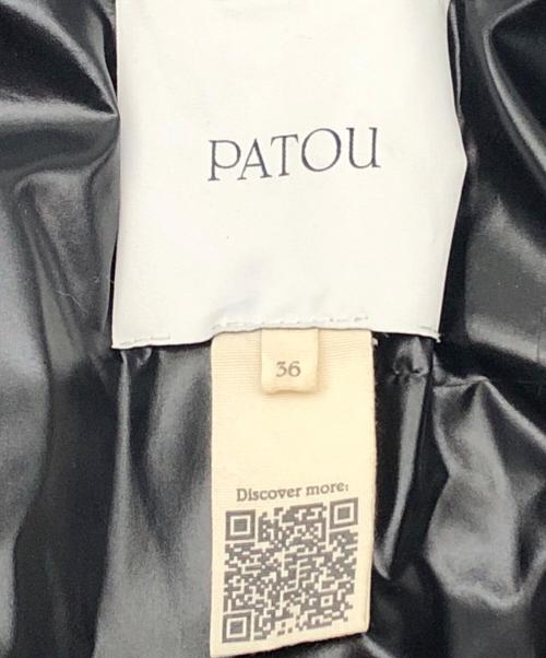 patou（パトゥ）Patou (パトゥ) クロップドパファージャケット ブラック サイズ:36の古着・服飾アイテム