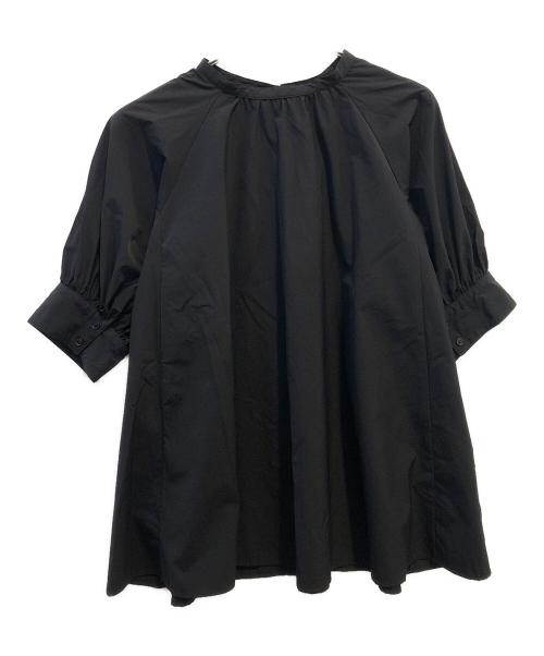 SUM1 STYLE（スミスタイル）SUM1 STYLE (スミスタイル) 半袖ブラウス ブラック サイズ:Freeの古着・服飾アイテム