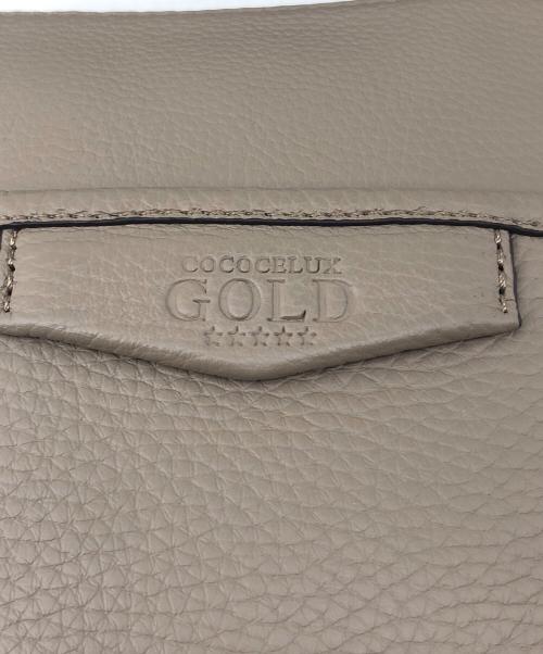 COCOCELUX GOLD（ココセリュックスゴールド）COCOCELUX GOLD (ココセリュックスゴールド) 2WAYショルダーバッグ　レザー ベージュ サイズ:記載なしの古着・服飾アイテム