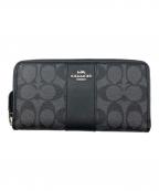 COACHコーチ）の古着「長財布」｜ブラック