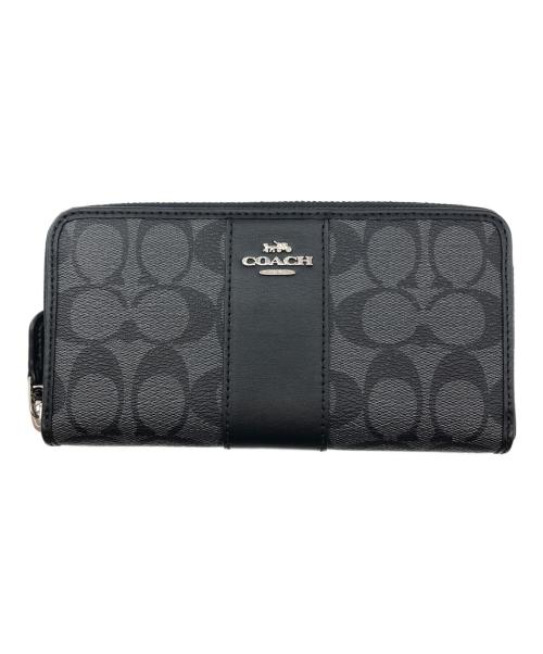 COACH（コーチ）COACH (コーチ) 長財布 ブラックの古着・服飾アイテム