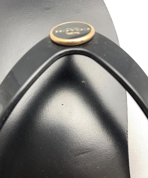 COACH（コーチ）COACH (コーチ) サンダル ブラック サイズ:24.5の古着・服飾アイテム