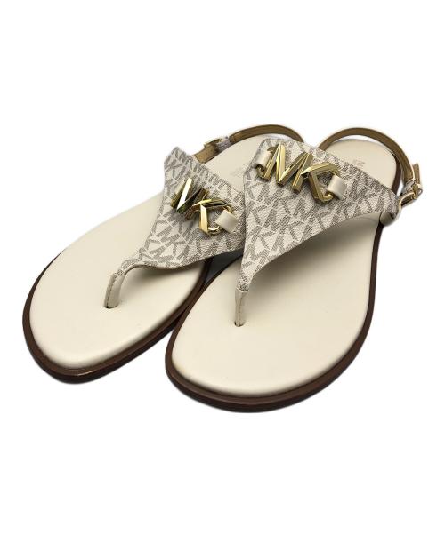 MICHAEL KORS（マイケルコース）MICHAEL KORS (マイケルコース) サンダル アイボリー サイズ:7.5Mの古着・服飾アイテム