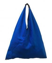 MM6 Maison Margiela（エムエムシックスメゾンマルジェラ）の古着「ワンショルダーバッグ　ジャパニーズメッシュトート」｜ブルー