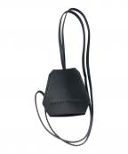 Maison Kinemaメゾン キネマ）の古着「レザーキークロシェット」｜ブラック