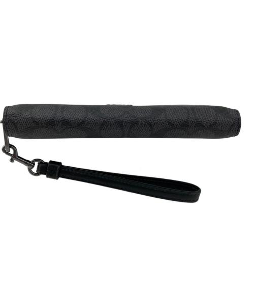 COACH（コーチ）COACH (コーチ) ロング ジップ アラウンド ウォレット チャコール/ブラック サイズ:記載なしの古着・服飾アイテム