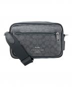 COACHコーチ）の古着「エリアス クロスボディ」｜チャコール/ブラック