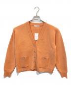 COLLAGEコラージュ）の古着「厚手カーディガン」｜オレンジ