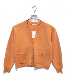 COLLAGE（コラージュ）の古着「厚手カーディガン」｜オレンジ