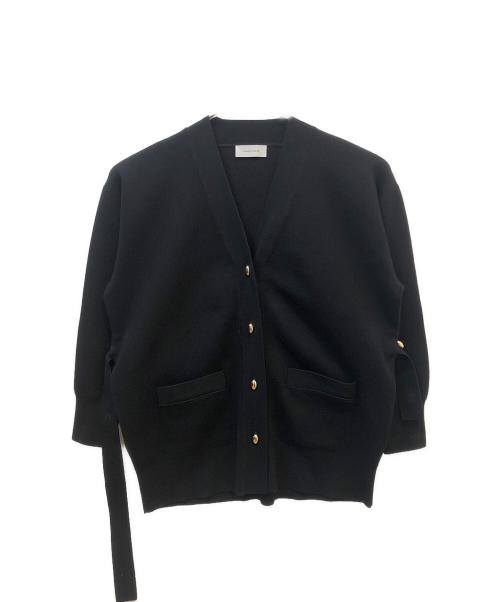 Adam et Rope（アダム エ ロペ）Adam et Rope (アダム エ ロペ) 厚手カーディガン ブラック サイズ:FREEの古着・服飾アイテム