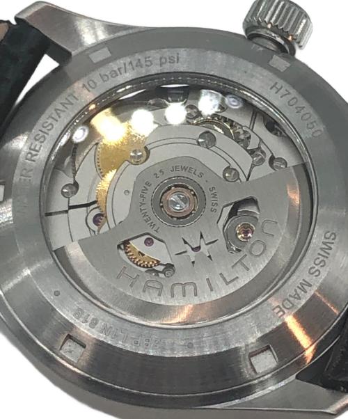 HAMILTON（ハミルトン）HAMILTON (ハミルトン) 腕時計　H704050 ブラックの古着・服飾アイテム